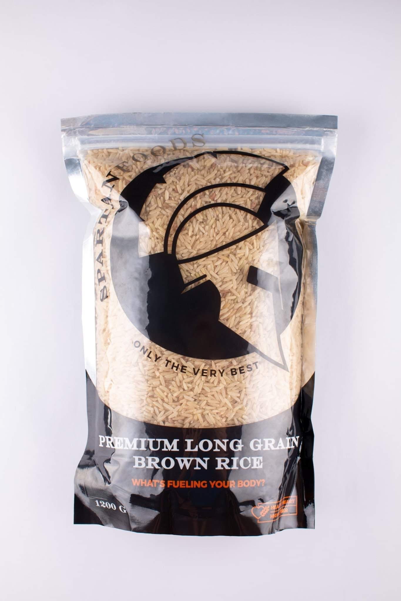 Packaged brown rice product prepared for export-logistics planning
