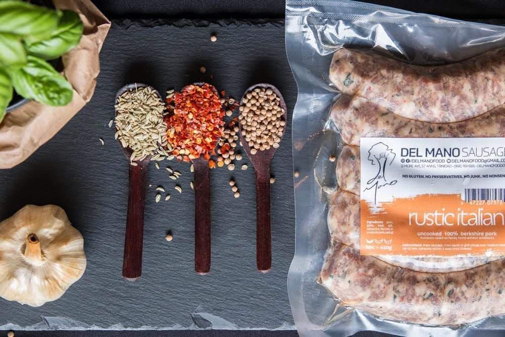 Packaged products arranged for a distributor-facing export program.